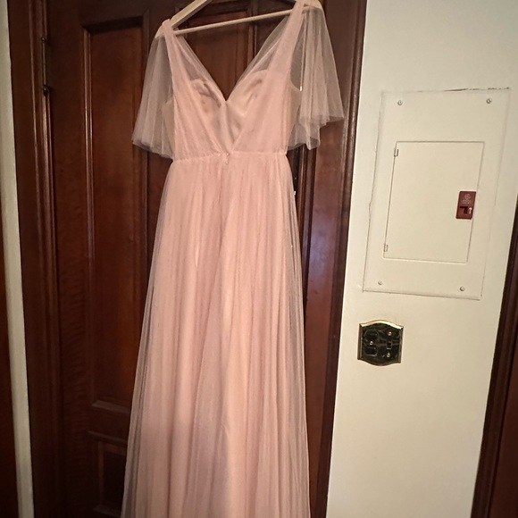 Thea Tulle Dress in Petal Pink - Revelry - Picture 2 of 6